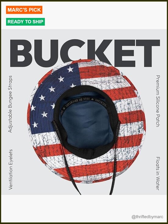 Bucket Hat UV 50+ Sun Protection Adjustable Fit Moisture-Wicking One Size Adults main image 5